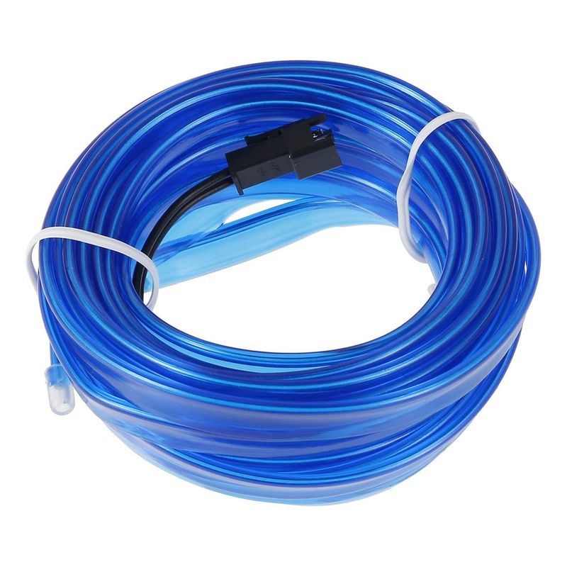 GENERICO - Hilo Neon Decorativo Luz Led 3Mt Interior Auto Tuning BLUE