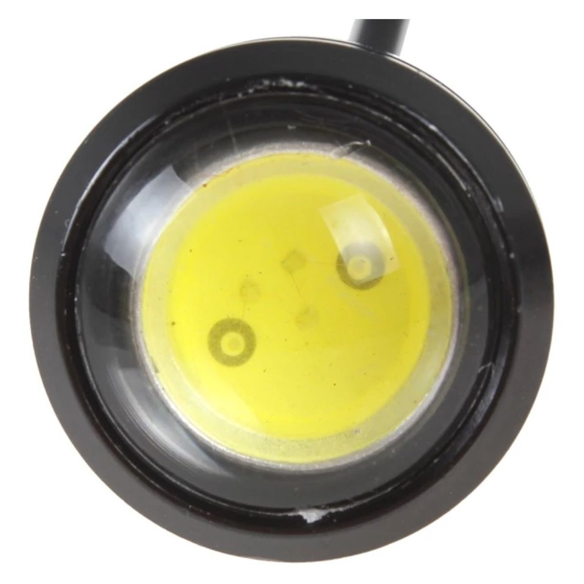 GENERICO - X2 Ojo De Águila Luces Led 23mm 9w Auto Tuning AMARILLO