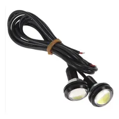 GENERICO - X2 Ojo De Águila Luces Led 23mm 9w Auto Tuning AMARILLO