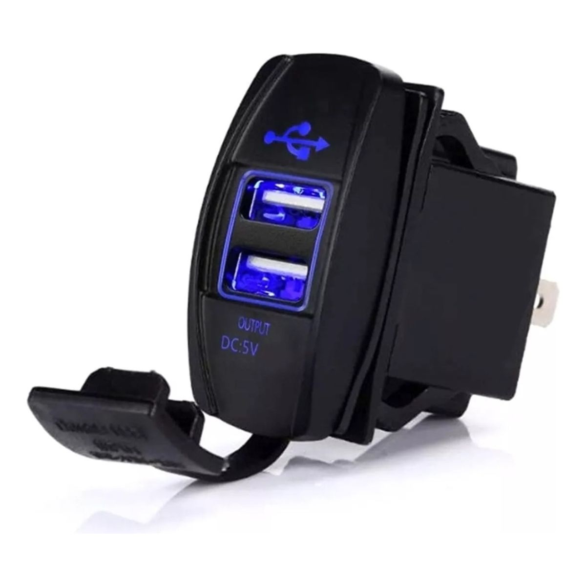 GENERICO - Adaptador Dual Usb Cargador Enchufe 1224v Auto Camión 3a
