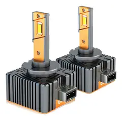 GENERICO - X2 Ampolleta Turbo Led D1s 6500k 10000lm 75wts