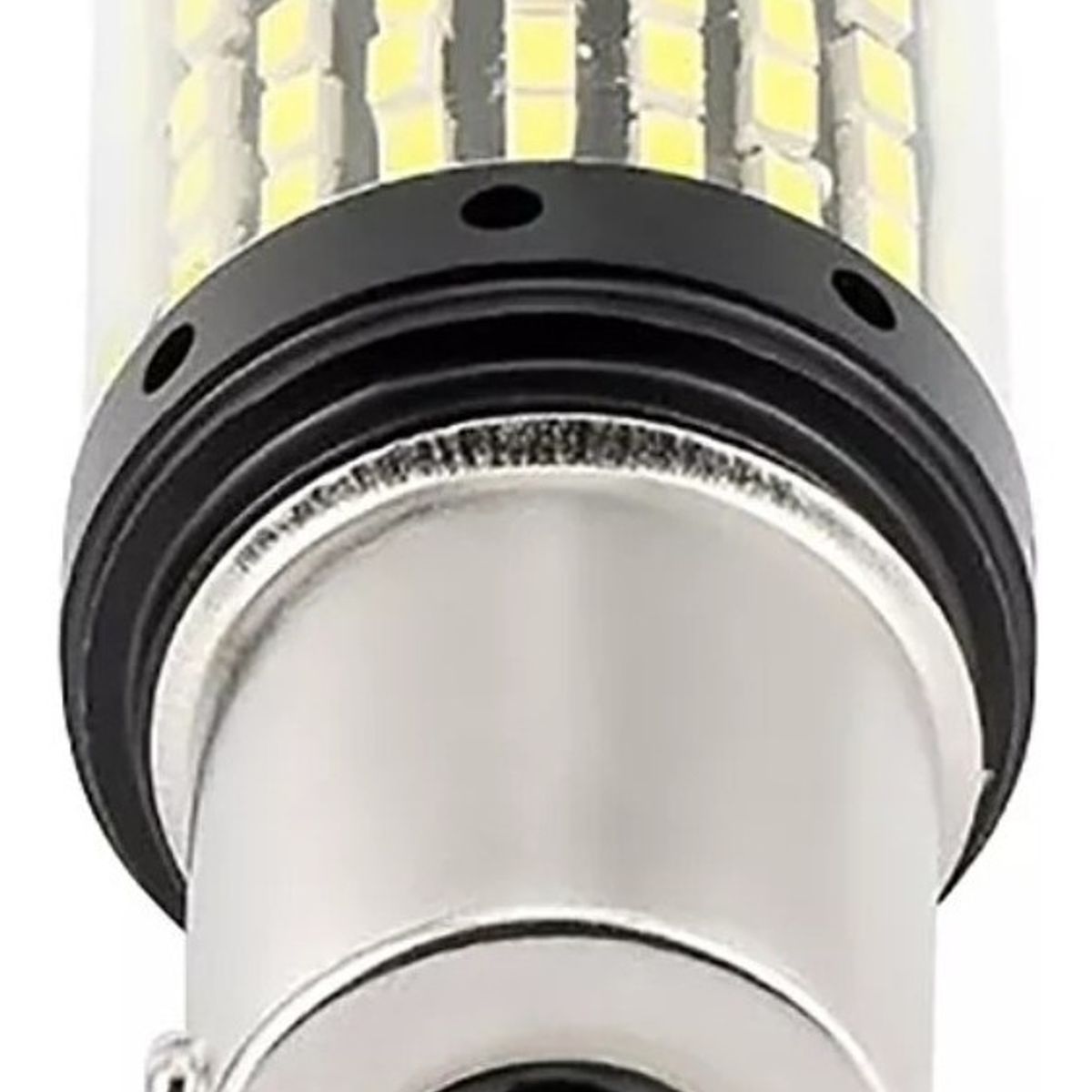 GENERICO - X2 Ampolleta Destellante 144Led Luz Freno Blanco Auto 12v 1C