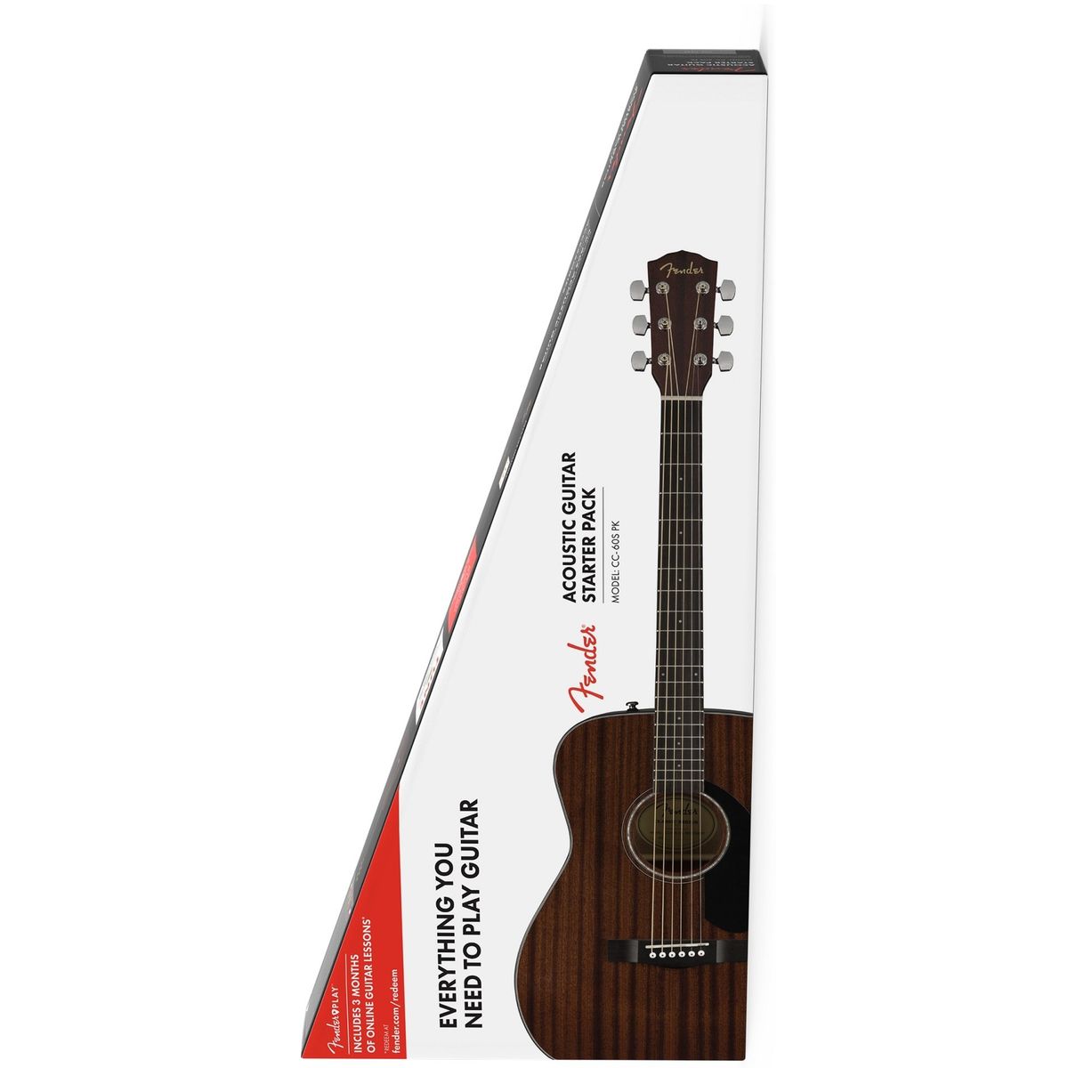 FENDER - Fender Pack Guitarra Acústica CC-60S Concert V2 All Mahogany