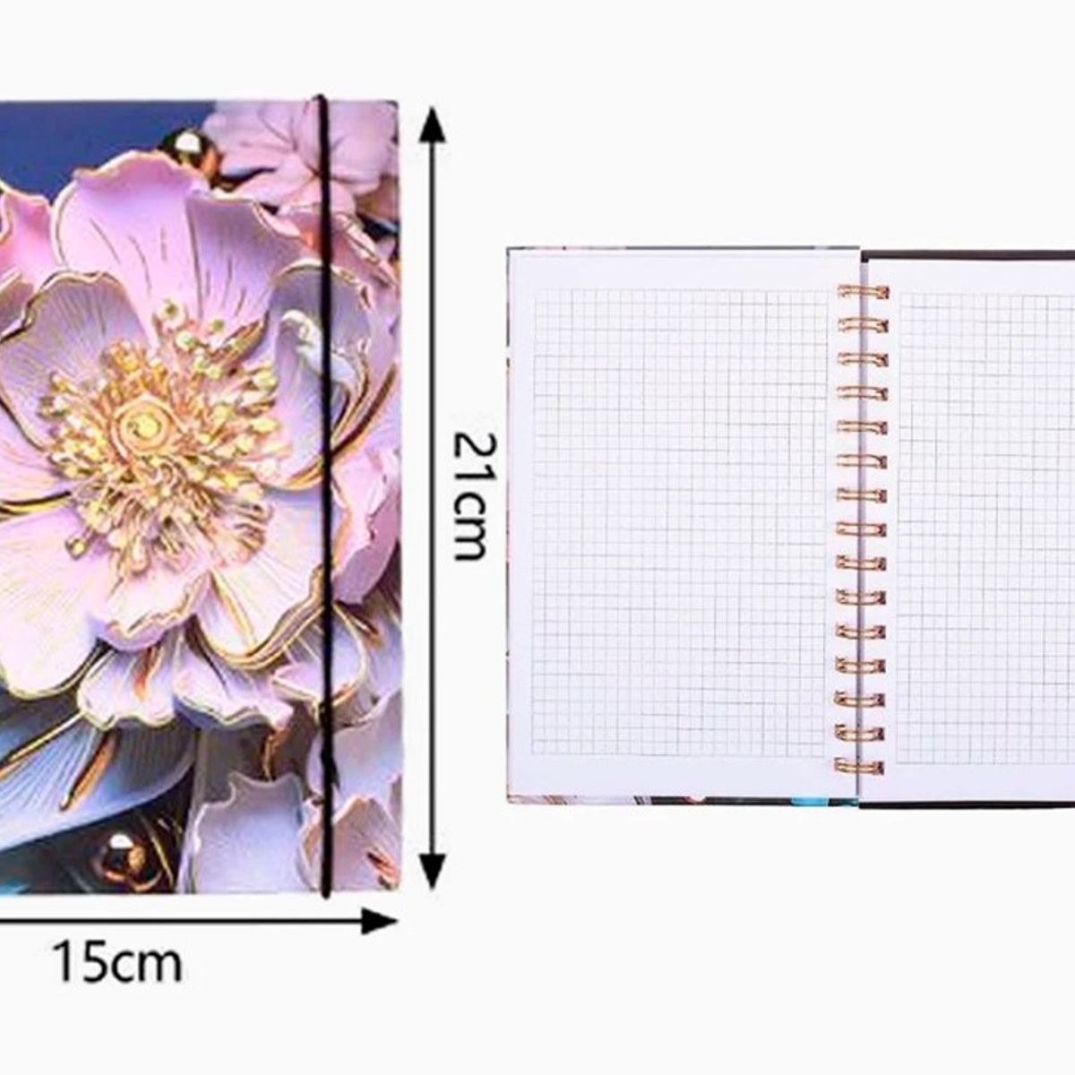 GENERICO - Libreta Cuadriculada Surtidos 15x21cm 80pag