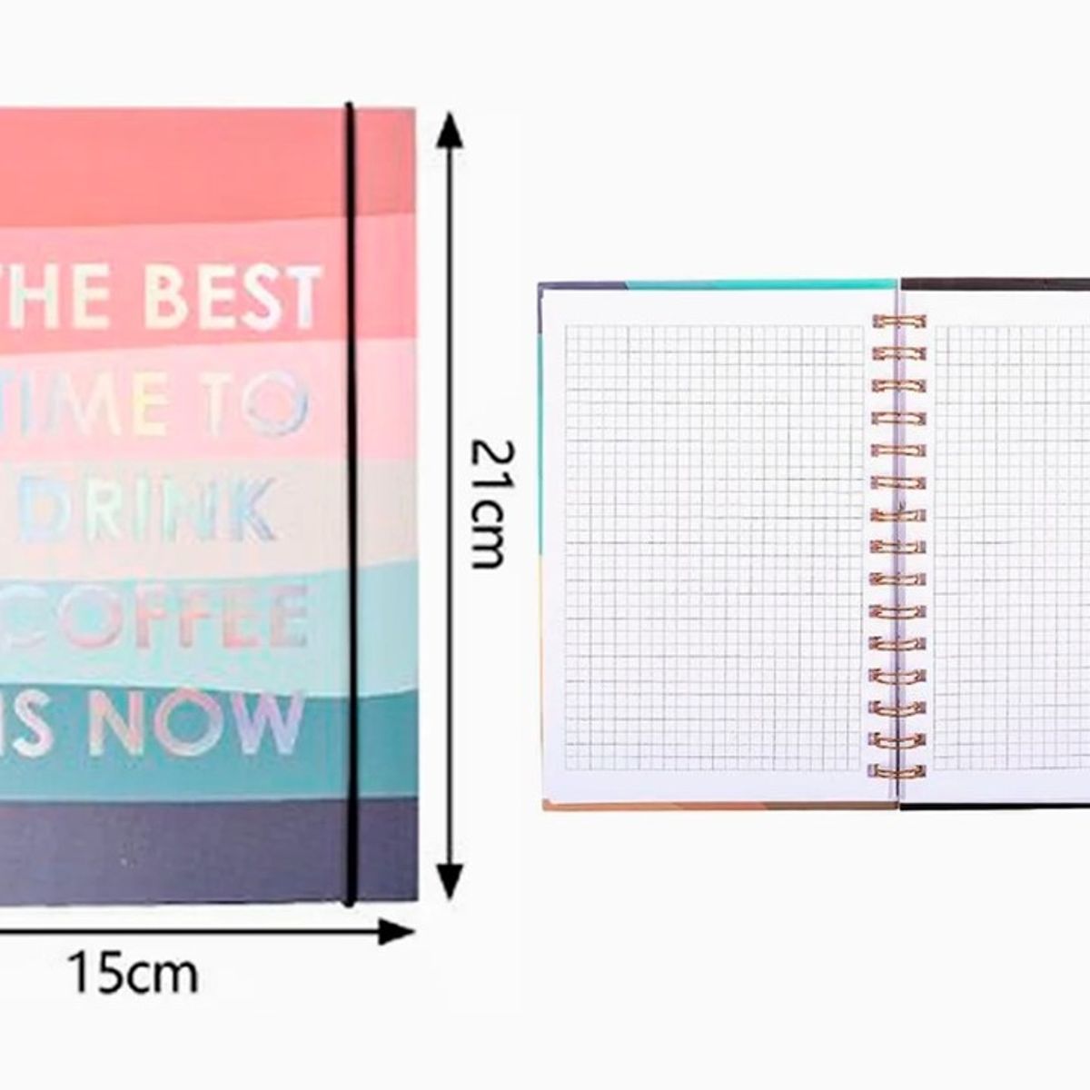 GENERICO - Libreta Cuadriculada Surtidas 15x21cm 80pag