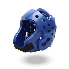 PWRFITNESS - Casco Boxeo Azul Talla M