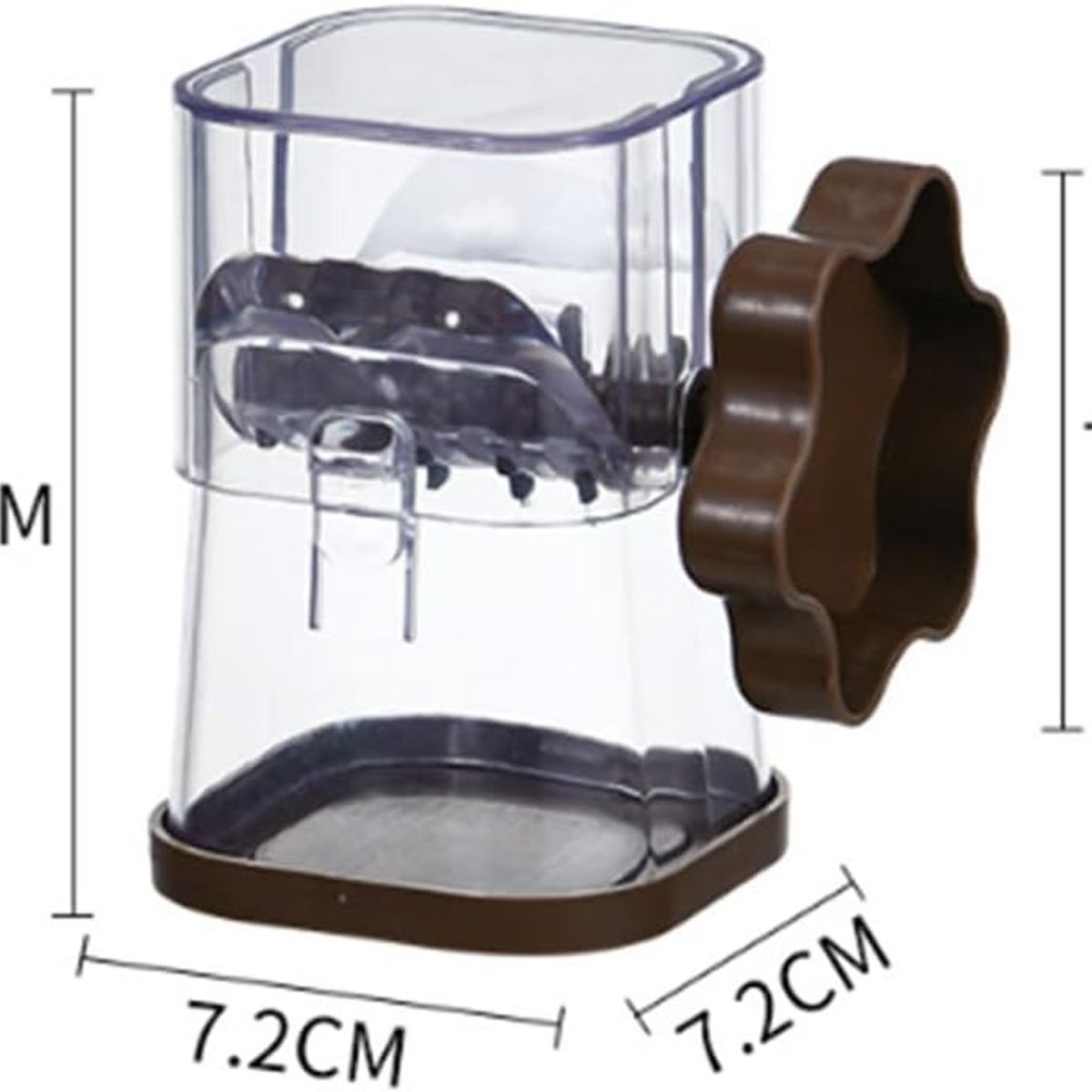 GENERICO - Trituradora de Nueces Chocolate Frutos Secos Cocina Giratorio 360 gr