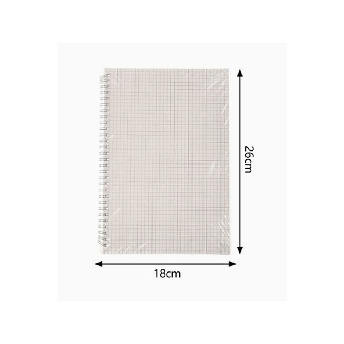 GENERICO - Libreta de Hojas Cuadriculadas 18x26cm