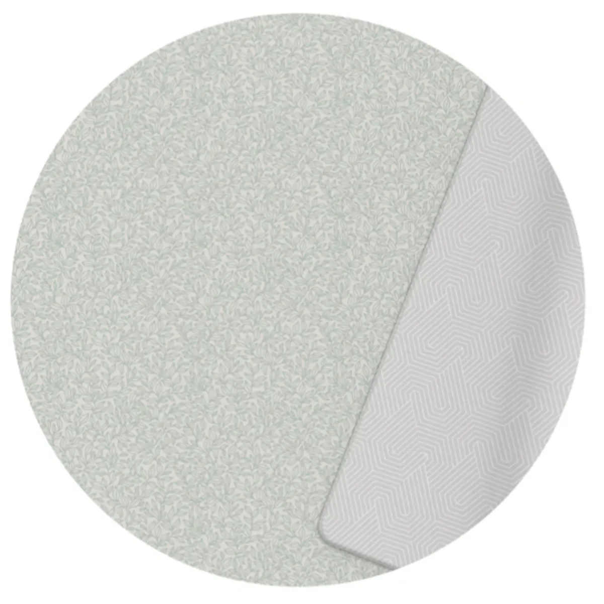 ORUGA KIDS - Alfombra Playmat Botánico Redondo Antigolpe Orüga Kids