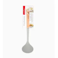 GENERICO - Cucharón Silicona Mango De Madera 31Cm