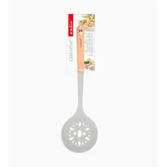 GENERICO - Colador De Silicona Con Mango De Madera 35Cm