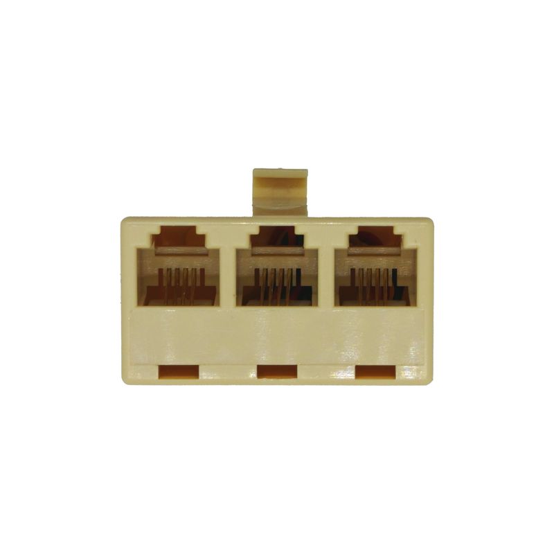 MACROTEL - Splitter De Teléfono 1x3 Macrotel - Rj11 - Telefonía
