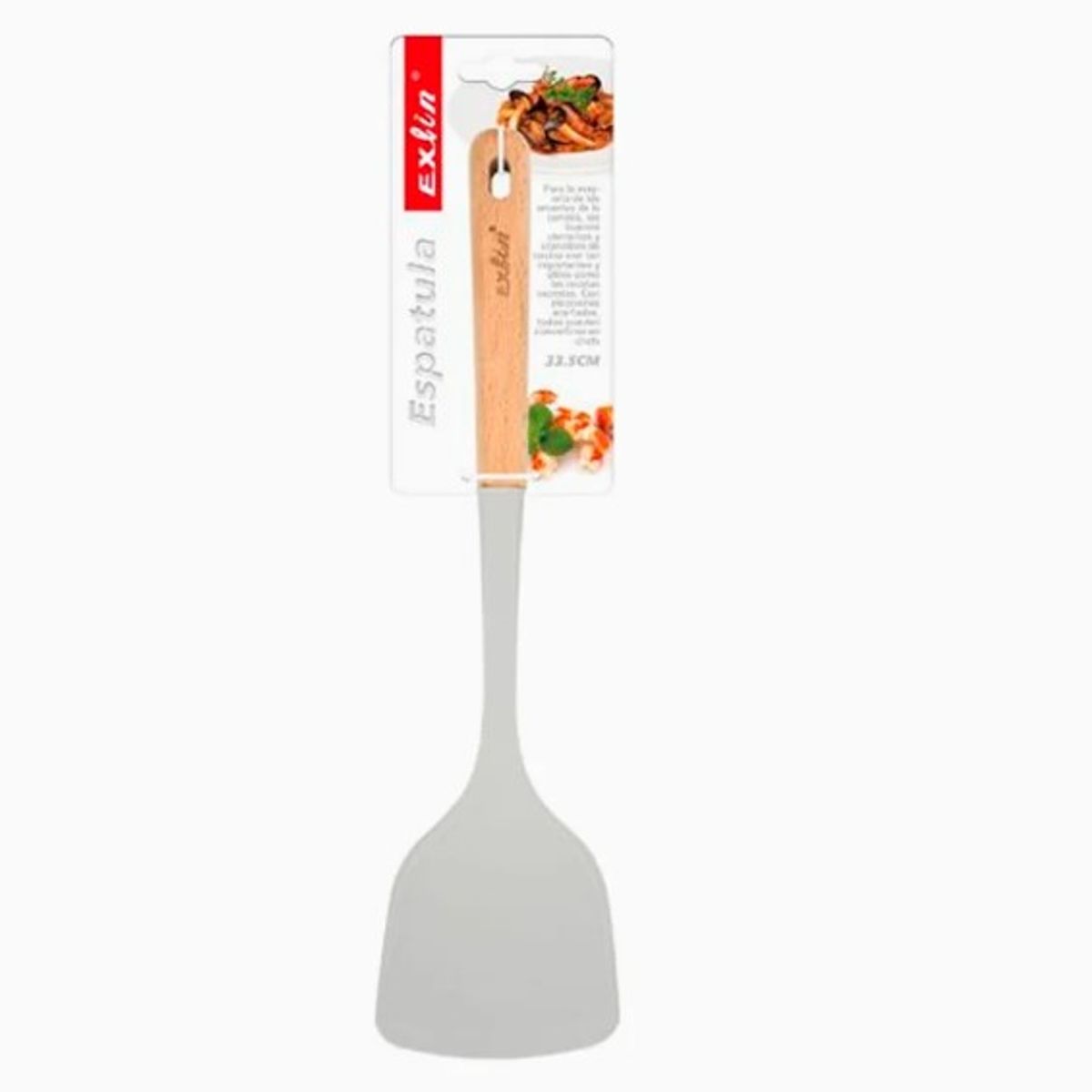 GENERICO - Espátula De Silicona 337Cm Mango De Madera
