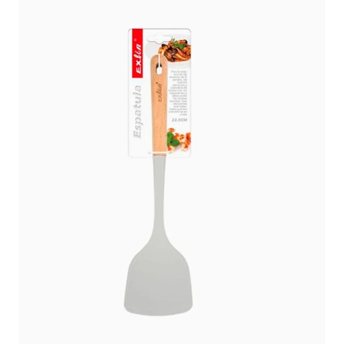 GENERICO - Espátula De Silicona 337Cm Mango De Madera