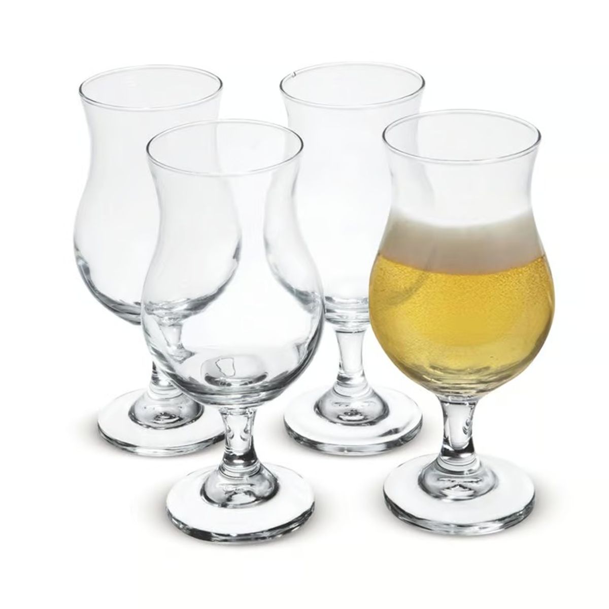 CRISTAL - Set De 4 Copas Cervezera Praga