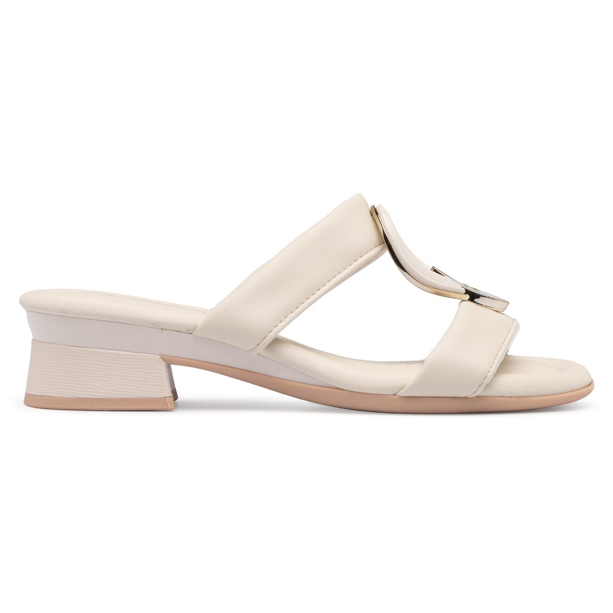 PICCADILLY - Zueco Mujer Hueso/Dorado Lucia Piccadilly