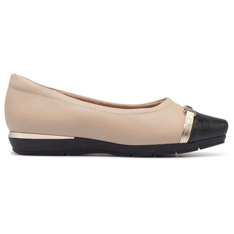 PICCADILLY - Zapato Mujer Negro/Oro Fernanda Piccadilly