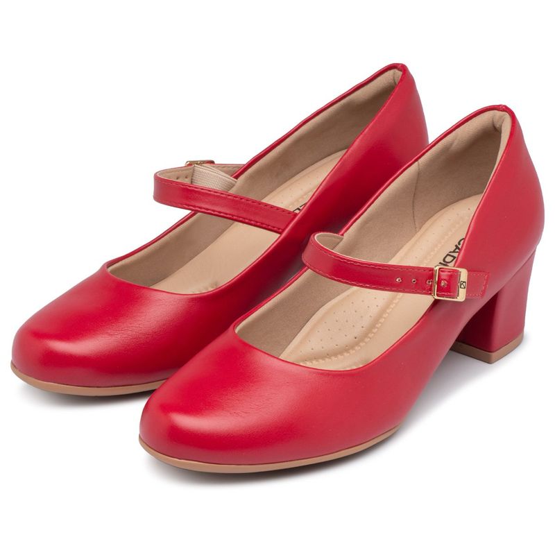 PICCADILLY - Zapato Mary Jane Laura Rojo Piccadilly