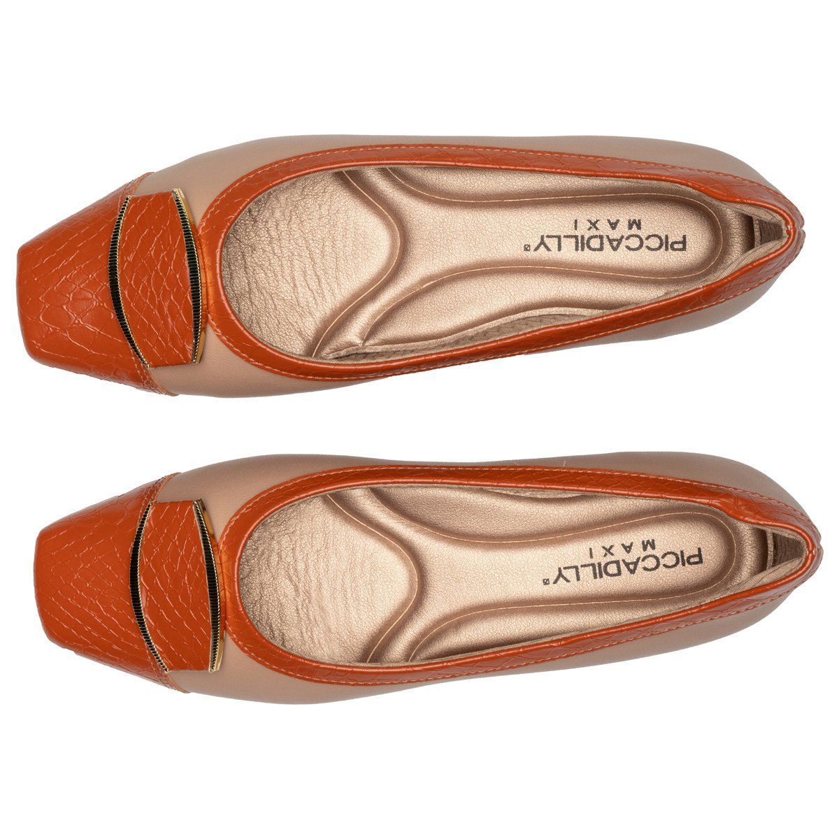 PICCADILLY - Zapato Mujer Almendra/Caramelo Fernanda Piccadilly