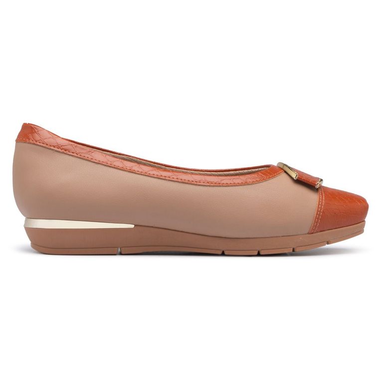 Zapato Mujer Almendra/Caramelo Fernanda