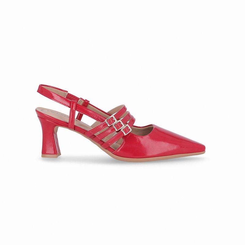 PICCADILLY - Zapato Mujer Hebillas Irene Rojo Piccadilly