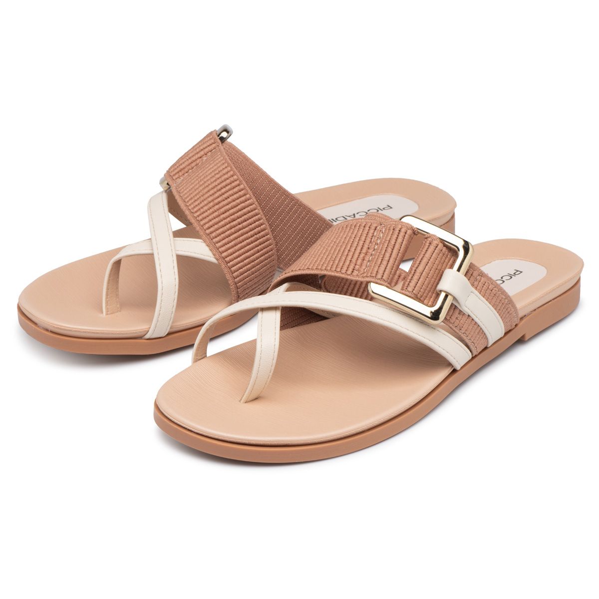 PICCADILLY - Sandalia Mujer Café/Hueso Mari 987 Piccadilly