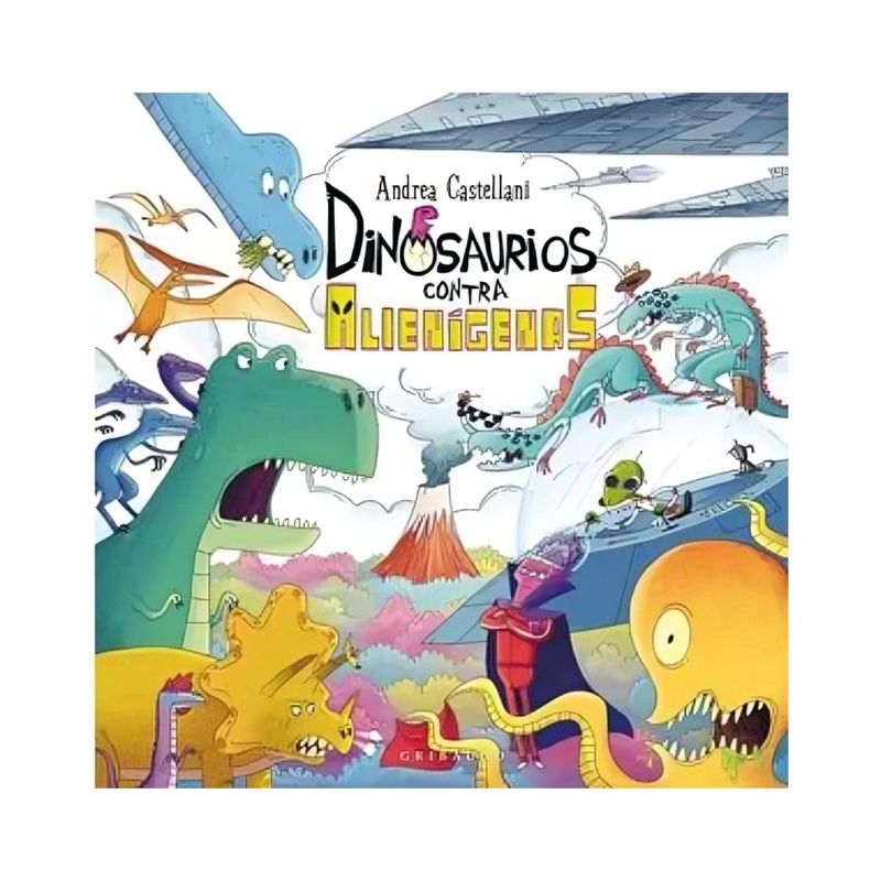 TOP10BOOKS - LIBRO DINOSAURIOS CONTRA ALIENIGENAS / ANDREA CASTELLANI / GRIBAUDO