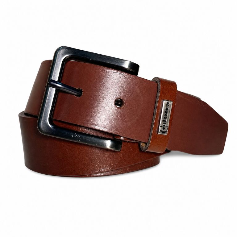 Cinturon de hombre Turner Conac 100% cuero natural Cognac S