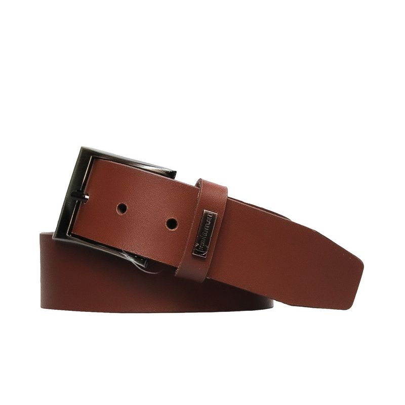 CRAFTMEN - Cinturón de hombre Turner Coñac Craftmen 100% cuero natural