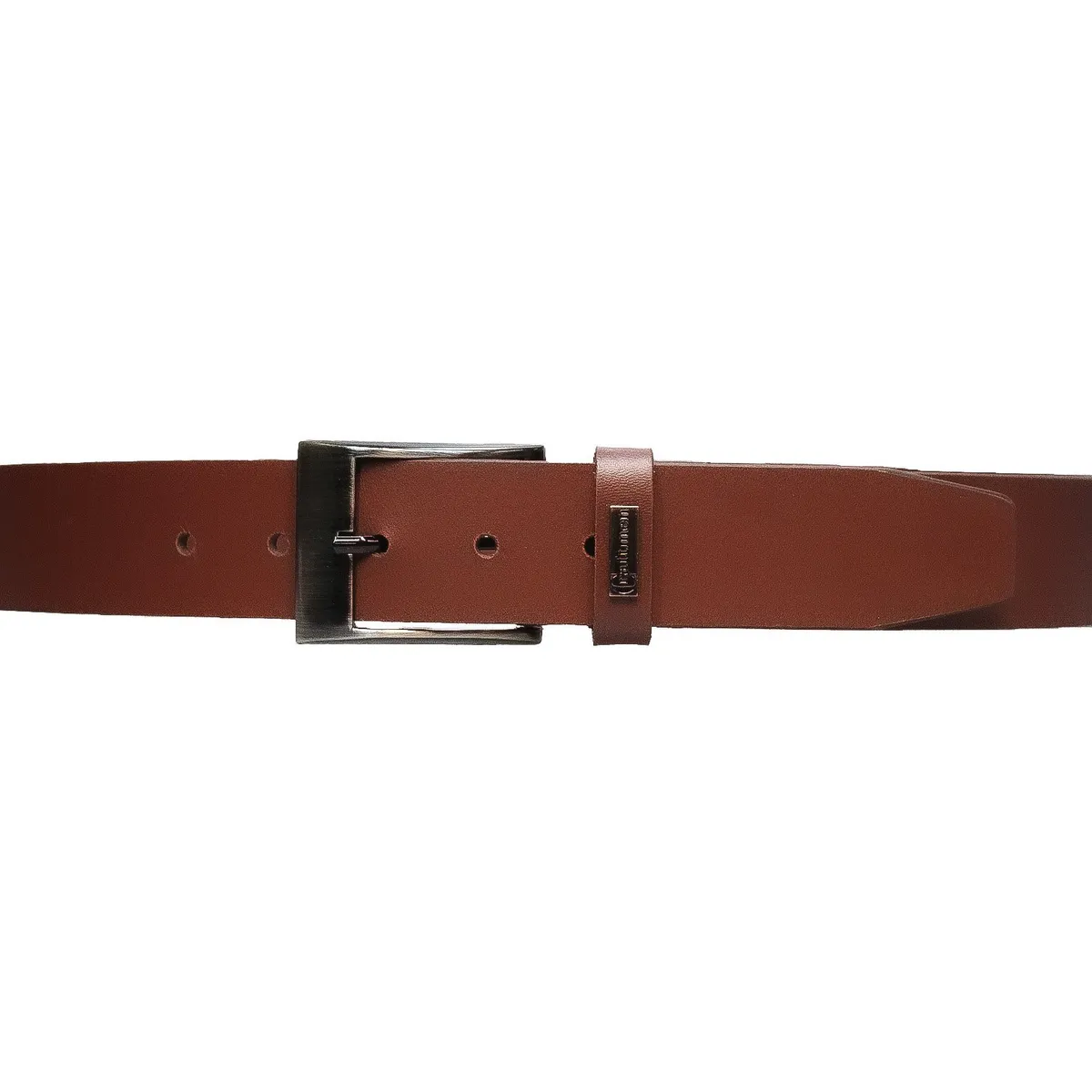 CRAFTMEN - Cinturón de hombre Turner Coñac Craftmen 100% cuero natural