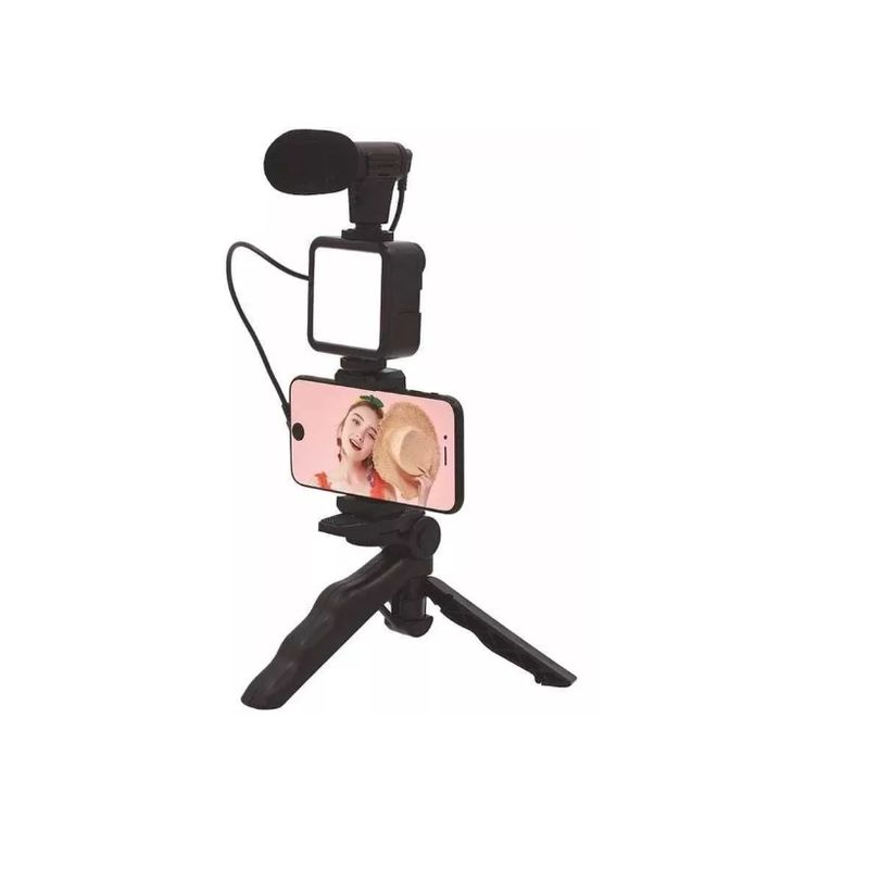 GENERICO - ESTABILIZADOR VIDEO MAKING-KIT PARA HACER VIDEOS SOPORTE DE TELEFONO