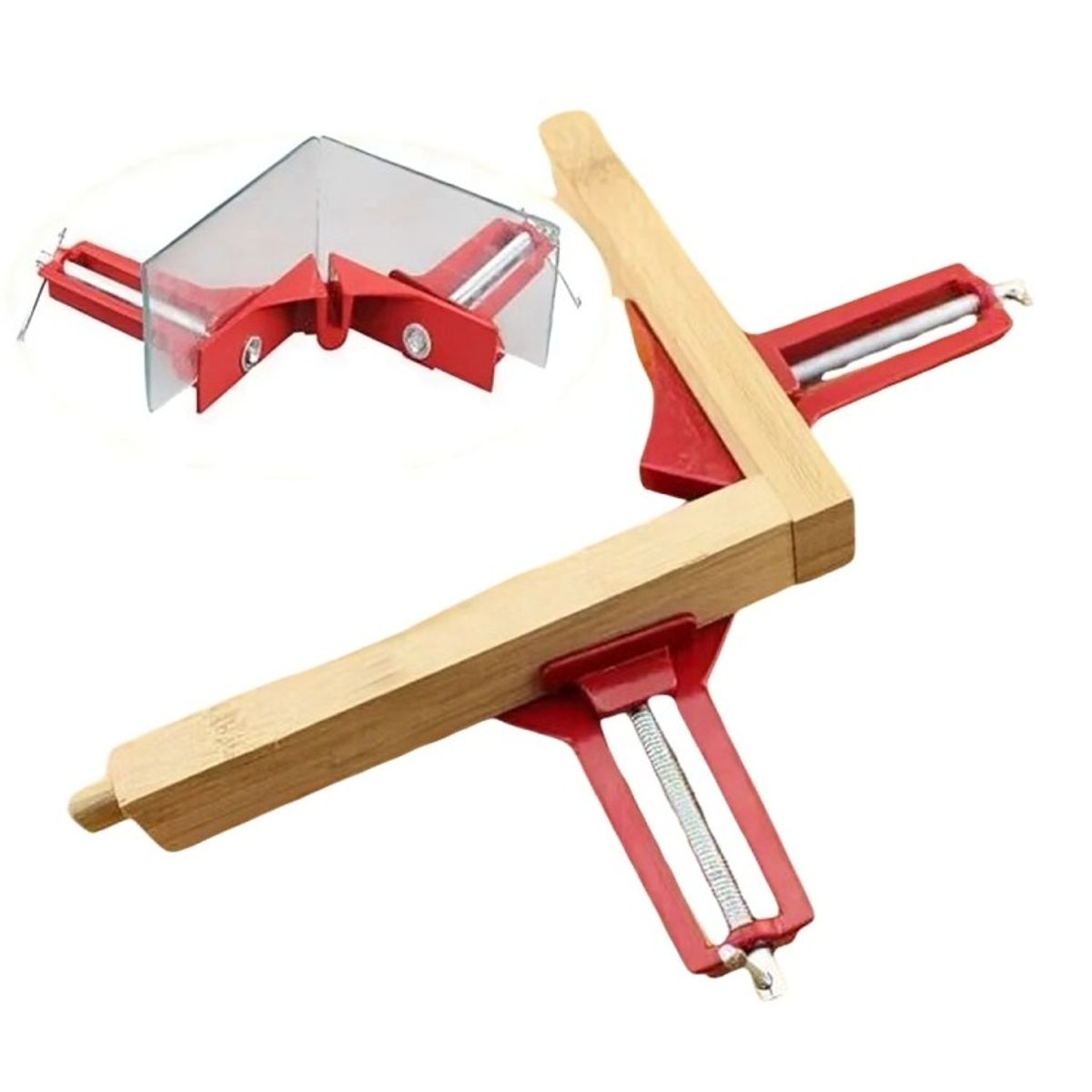 OEM - Pack 8 Prensas Esquinera Escuadra Sargento Para Unir Madera