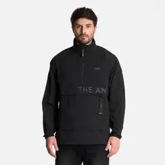 LIPPI - Chaqueta Hombre WindCity WindBreaker 1/4 Zip Jacket Negro
