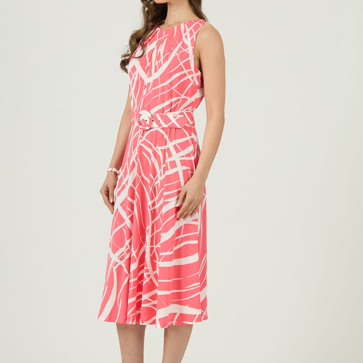 PRIVILEGE - Vestido coral estampado 1377