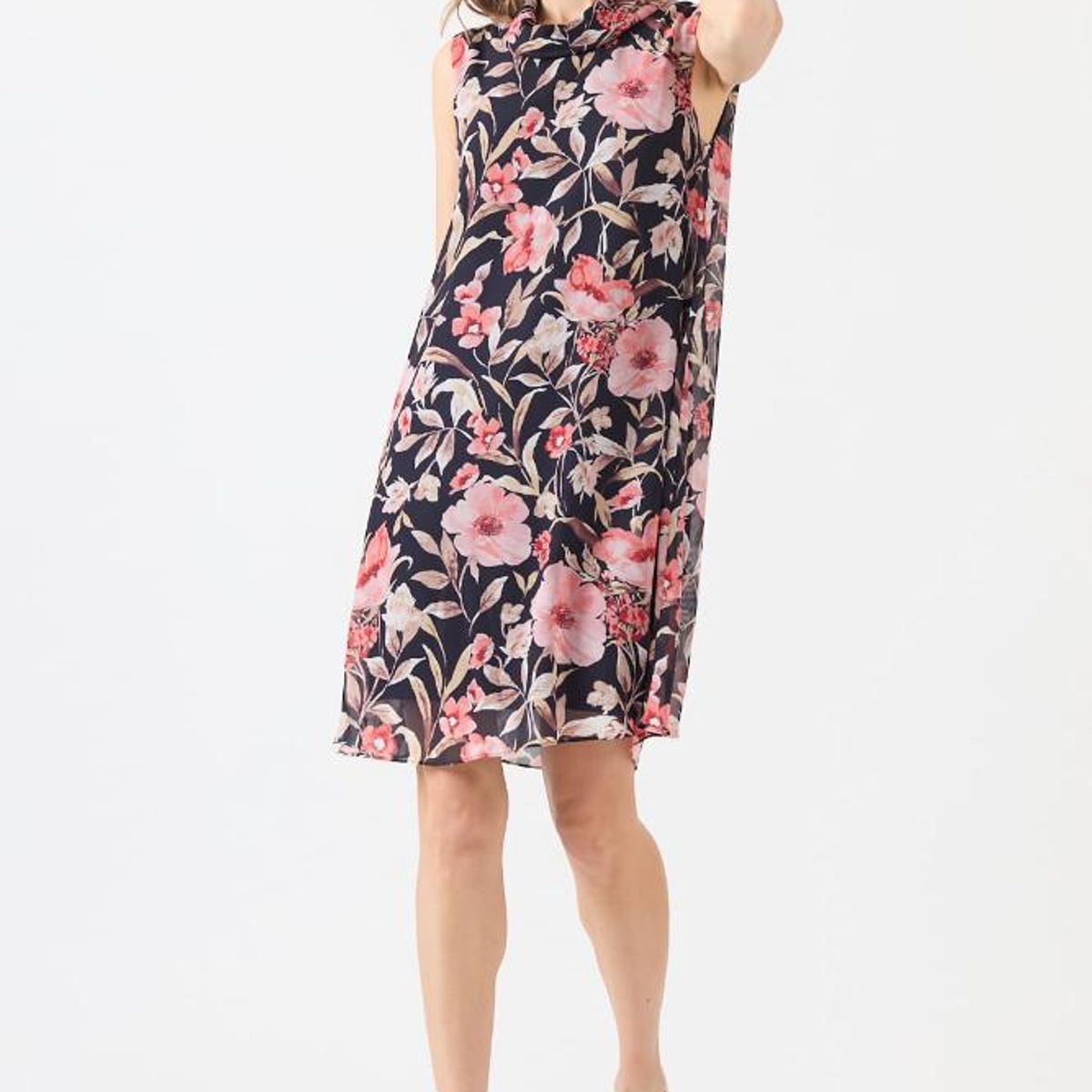 PRIVILEGE - Vestido coral estampado 1135