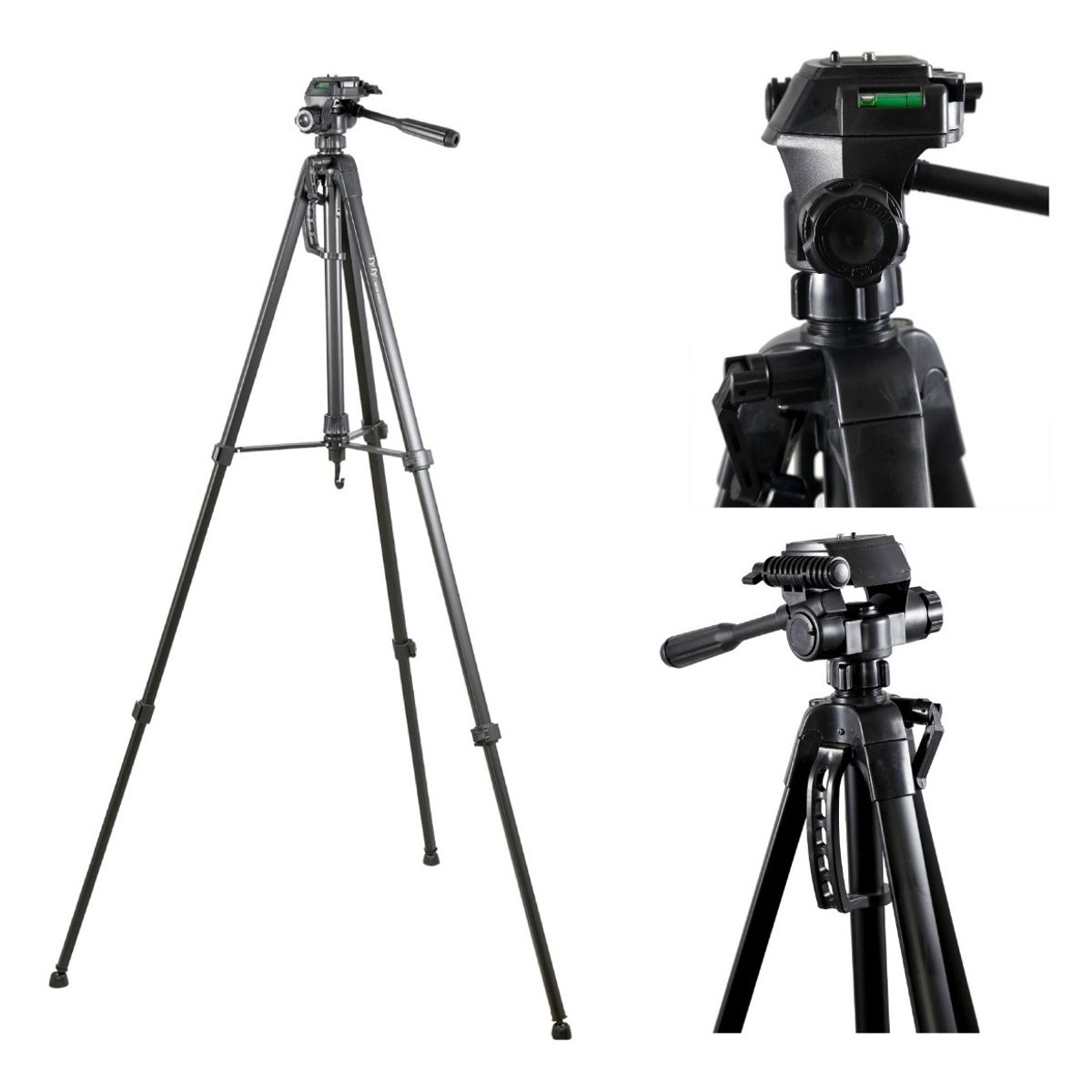 GENERICO - Trípode Profesional Cámara Universal Aluminio 170CM