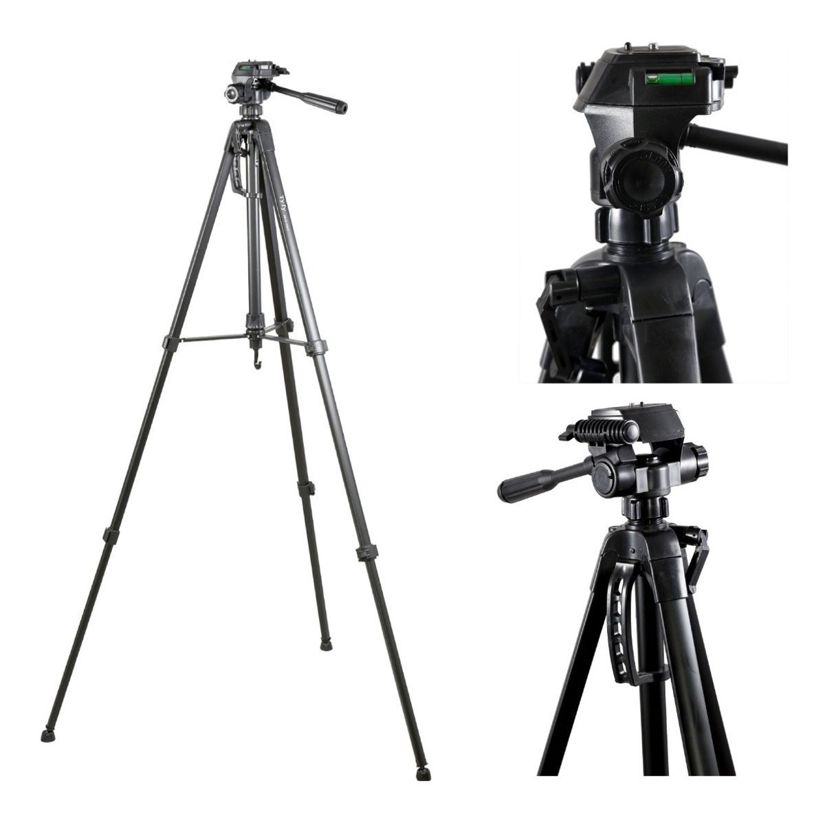 GENERICO - Trípode Profesional Cámara Universal Aluminio 170CM