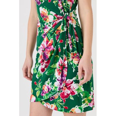 Imagen 2 del producto Vestido verde flores 1140