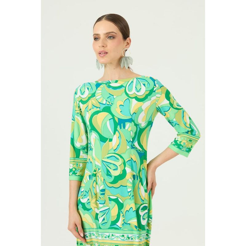 PRIVILEGE - Vestido lima estampado - Lima