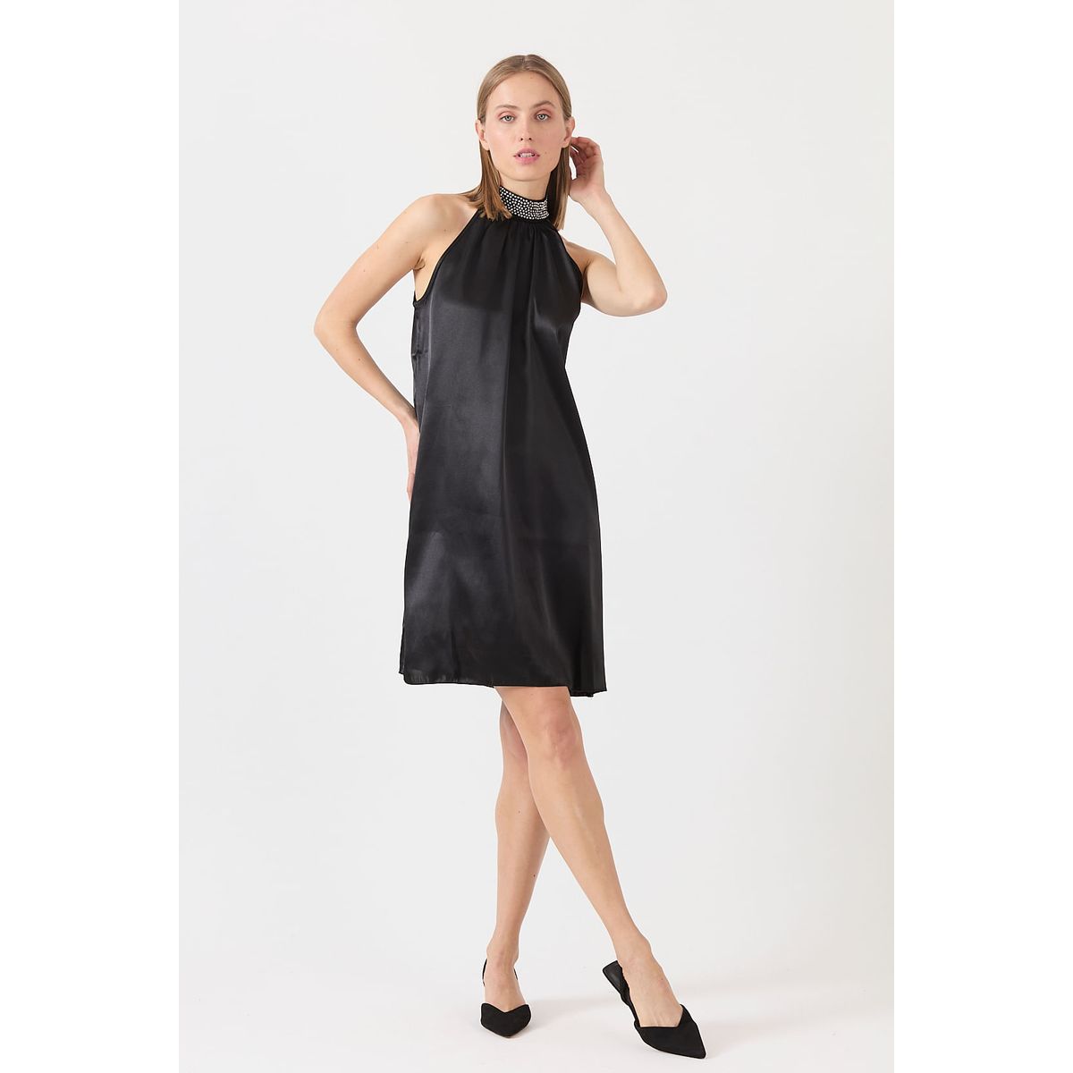 PRIVILEGE - Vestido negro 1056