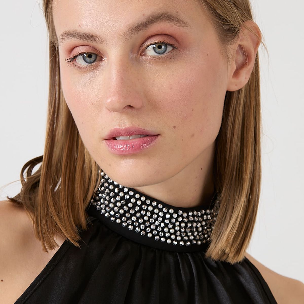 PRIVILEGE - Vestido negro 1056