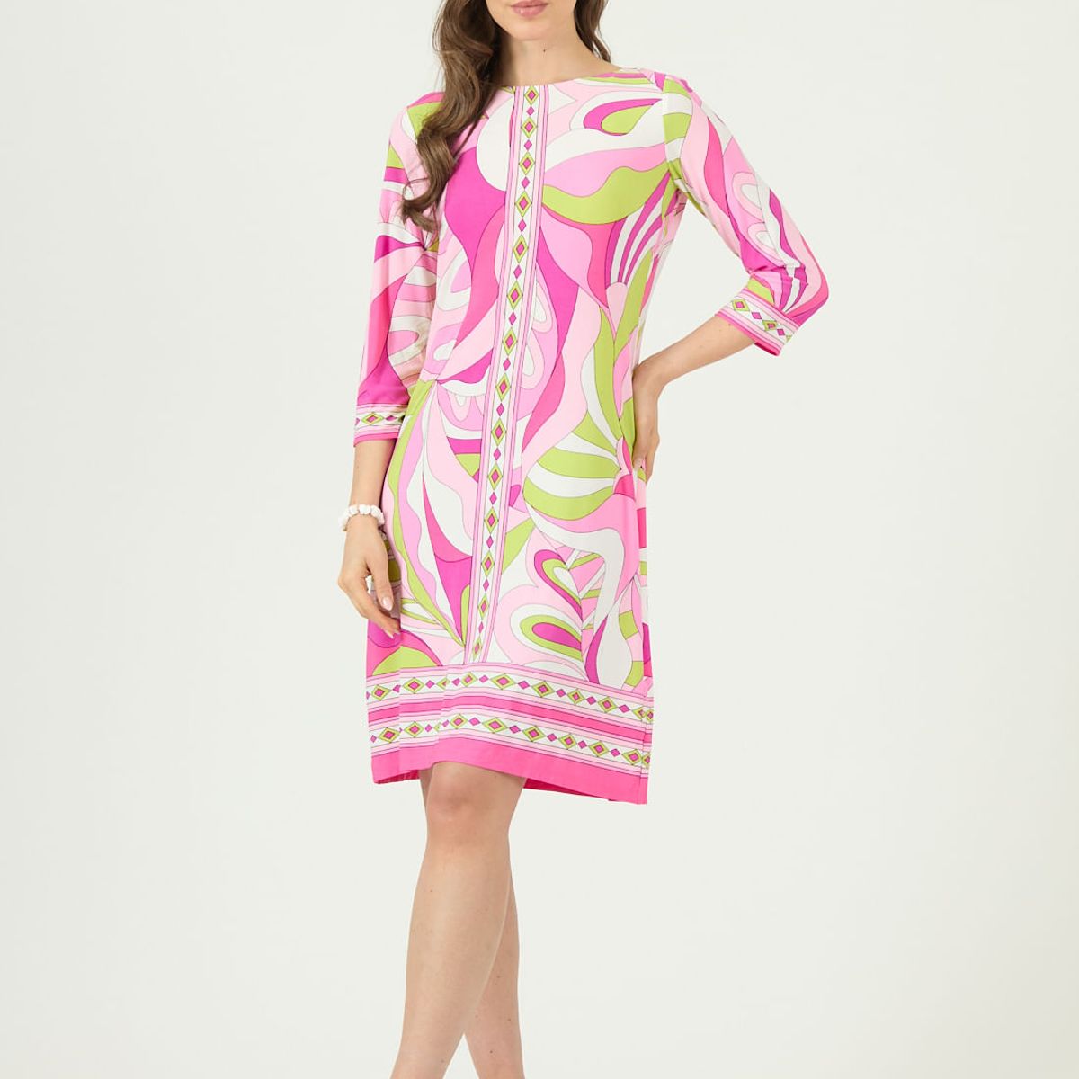 PRIVILEGE - Vestido rosa estampado 1411