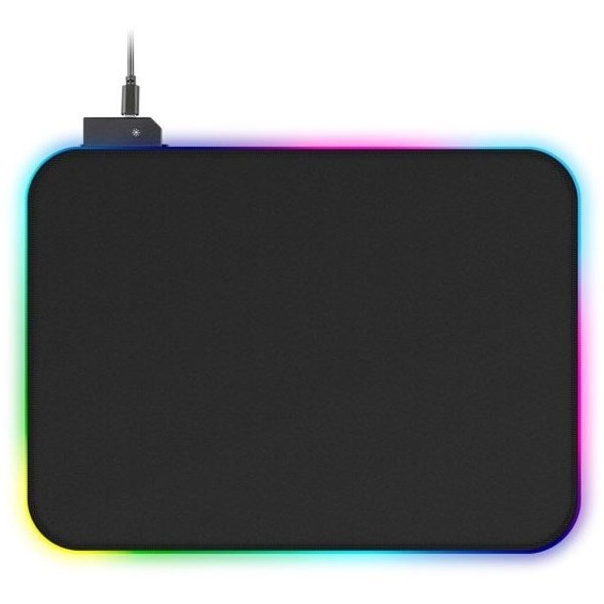 WEIBO - Mouse Pad Gamer K7 Con Luz Rgb Led Antideslizante Alfombrilla