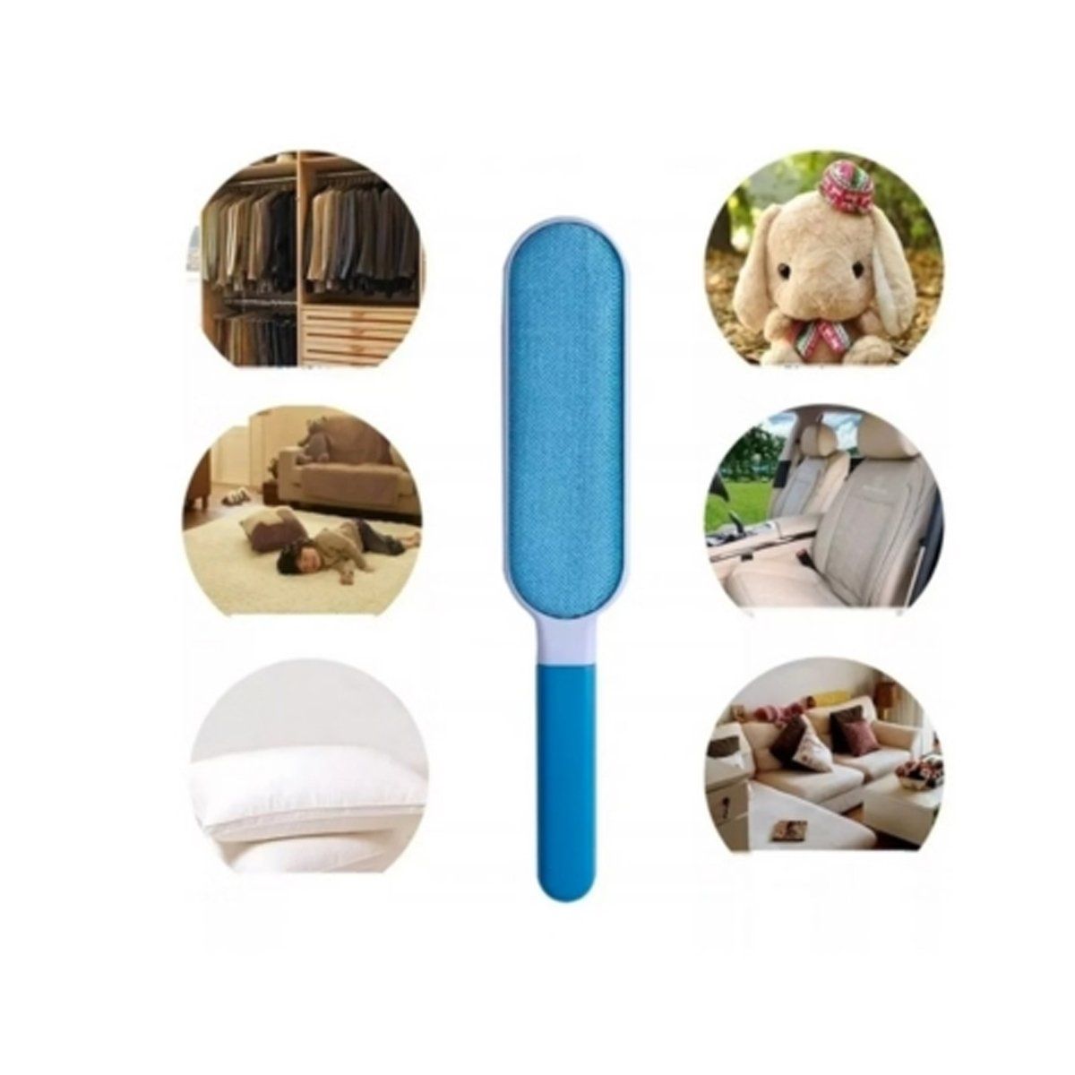 GENERICO - Pack Cepillo Quitapelusa  Guante Quitapelusa Para Mascotas.