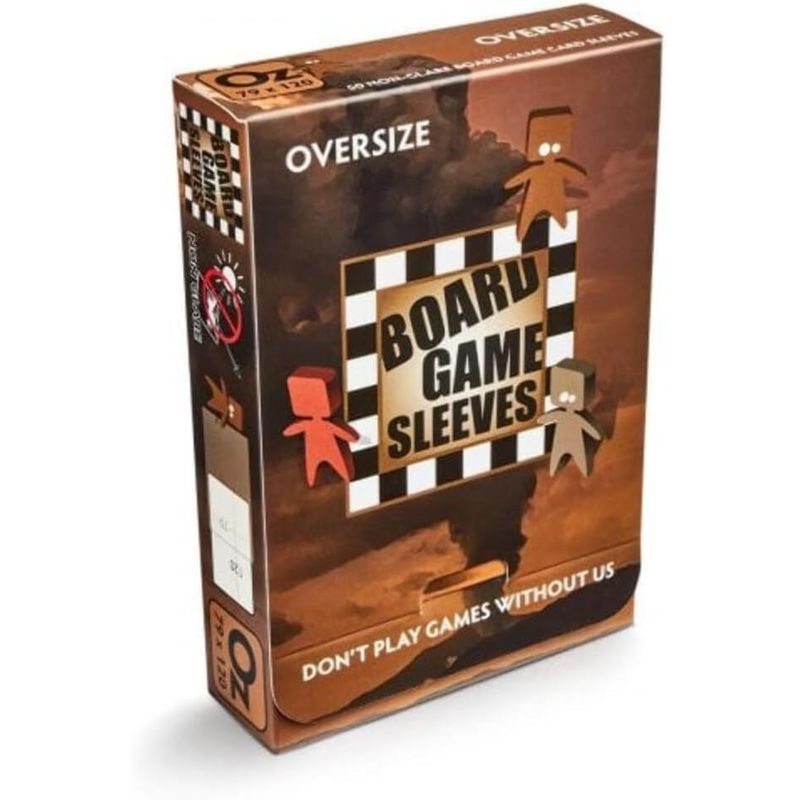 MESAJUEGO - Board Game Sleeves NonGlare - Protectores Oversize 79x120 mm