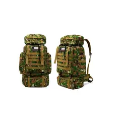 GENERICO - Mochilas Táctica Militar 70litros Camping - Negro Mix Colores