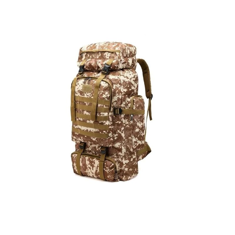 GENERICO - Mochilas Táctica Militar 70litros Camping - Negro Mix Colores