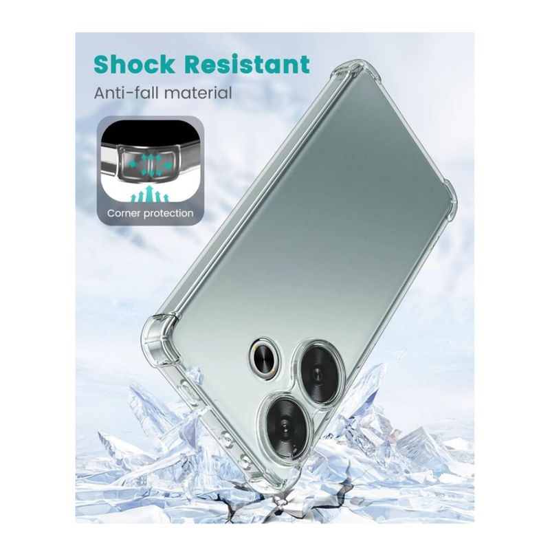 GENERICO - Carcasas Transparente Reforzado Para Xiaomi Redmi 13 4G