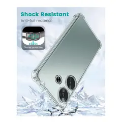 GENERICO - Carcasas Transparente Reforzado Para Xiaomi Redmi 13 4G