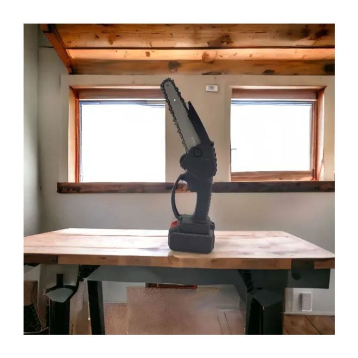 GENERICO - Motosierra Eléctrica Recargable Portátil 36v + Accesorios